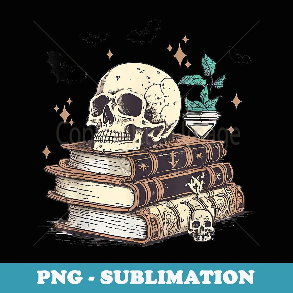 Spooky Spell Books, Epinasty Halloween, Book Lovers - Unique Sublimation PNG Download