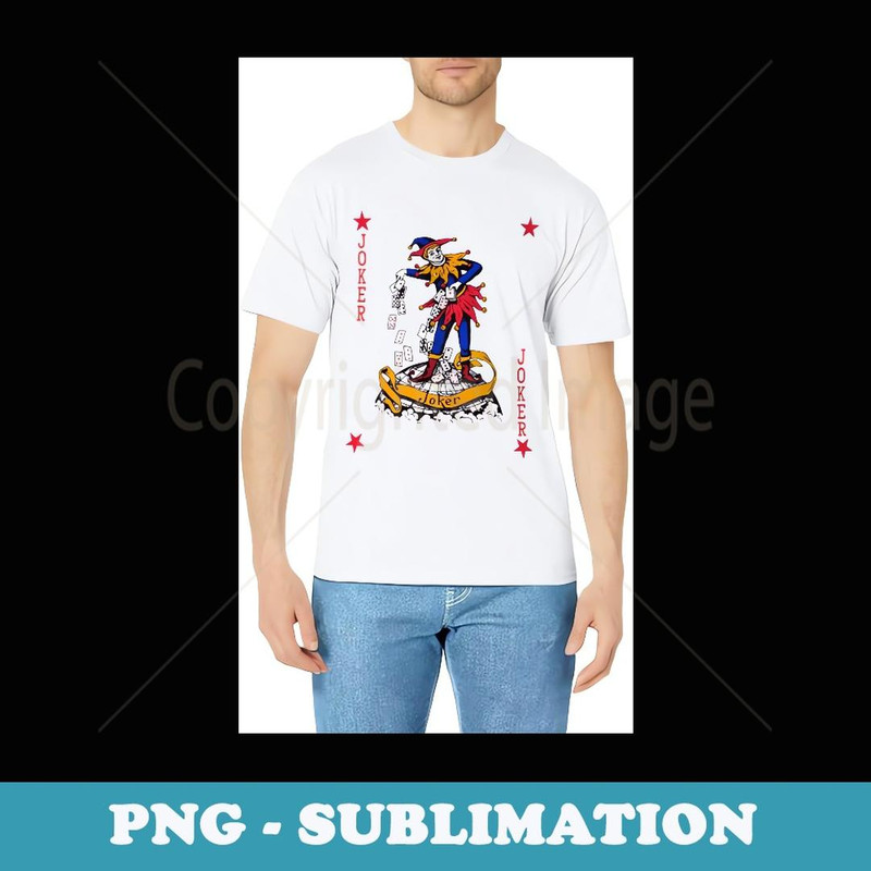 Joker Playing Card Halloween Costume - Premium Sublimation Digital Download