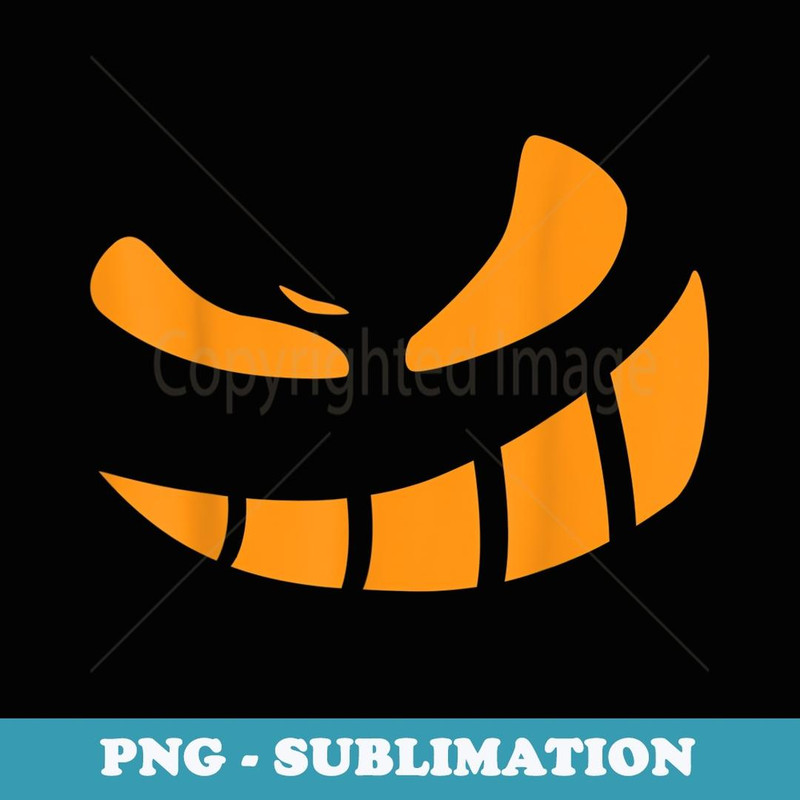 Evil Angry Pumpkin orange halloween horror smile - Stylish Sublimation Digital Download