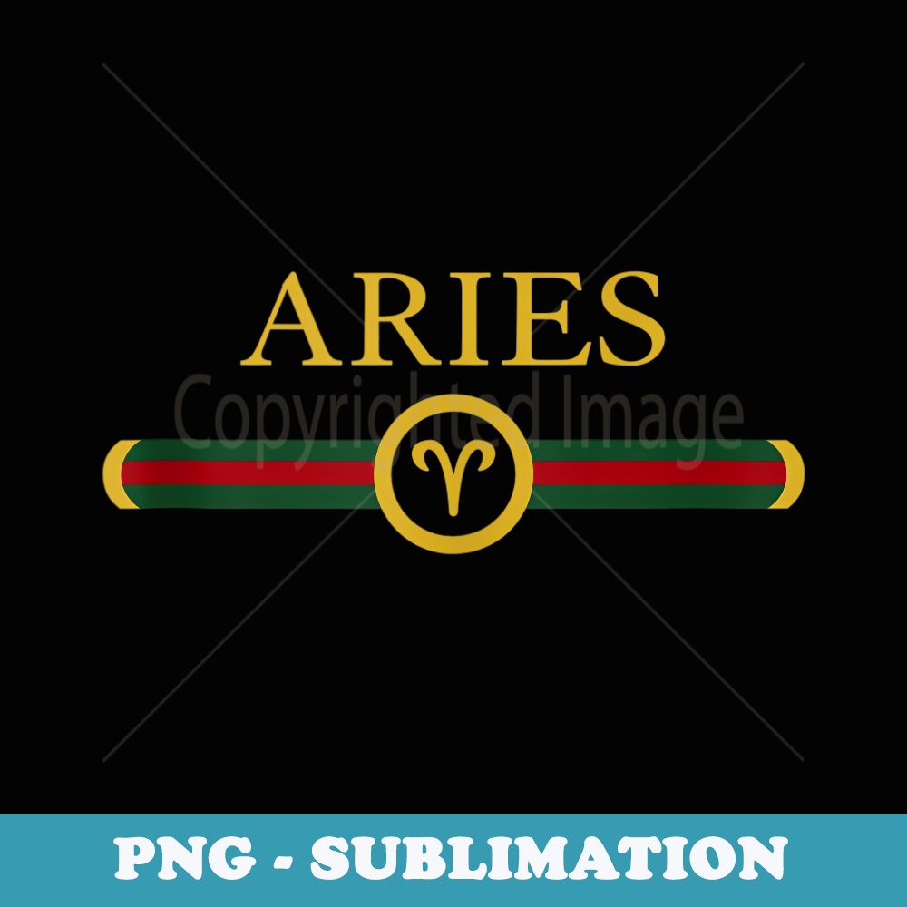 Aries zodiac March april birthday Graphic art Aries sign - PNG Sublimation Digital Download