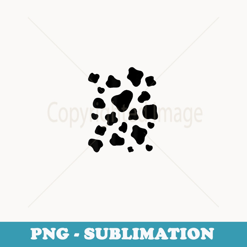 Cow Print Pattern funn Cow Halloween Costume - Professional Sublimation Digital Download