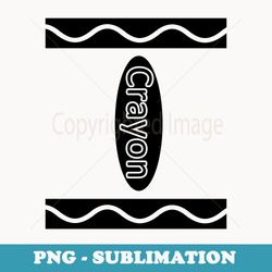 crayon box halloween costume group - trendy sublimation digital download