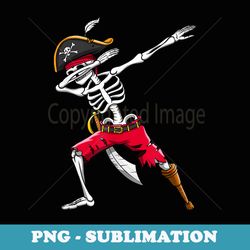 dabbing skeleton pirate boys halloween dab - digital sublimation download file