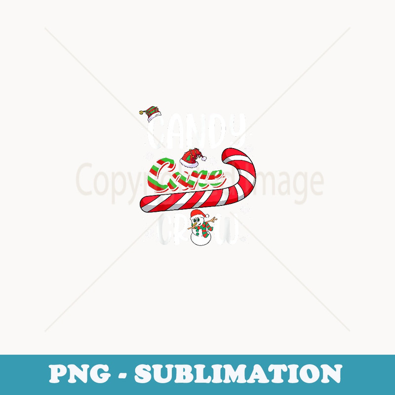 Candy Cane Crew Christmas Xmas Love Candy Boys Girls - PNG Sublimation Digital Download