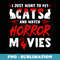 Cats & Horror Movies - Elegant Sublimation PNG Download
