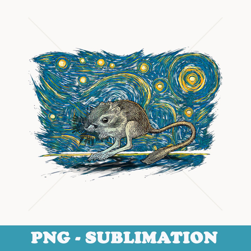 Retro Vintage Style Kangaroo Rat - Special Edition Sublimation PNG File