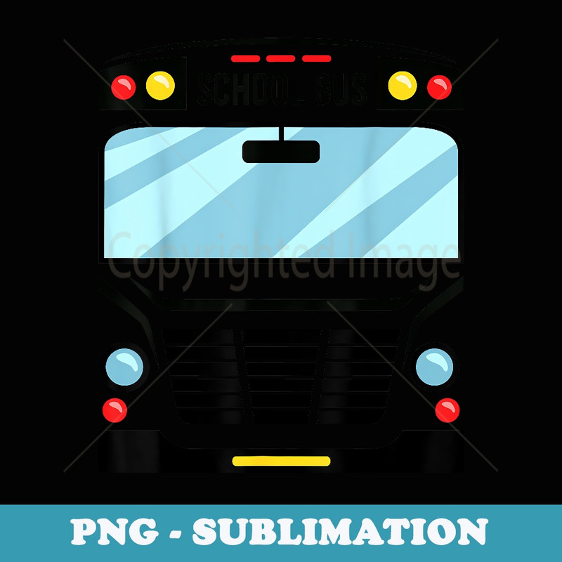 School Bus Driver Simple Halloween Costume & Men - Sublimation Digital Download