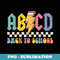 Boys Girls Teachers Rock Back to School ABCD Back in Class - Creative Sublimation PNG Download