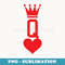 Queen of Hearts Playing Card Halloween Costume - Special Edition Sublimation PNG File