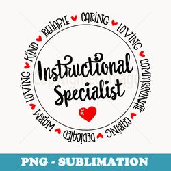 cute coach crew group team matching instructional specialist - signature sublimation png file