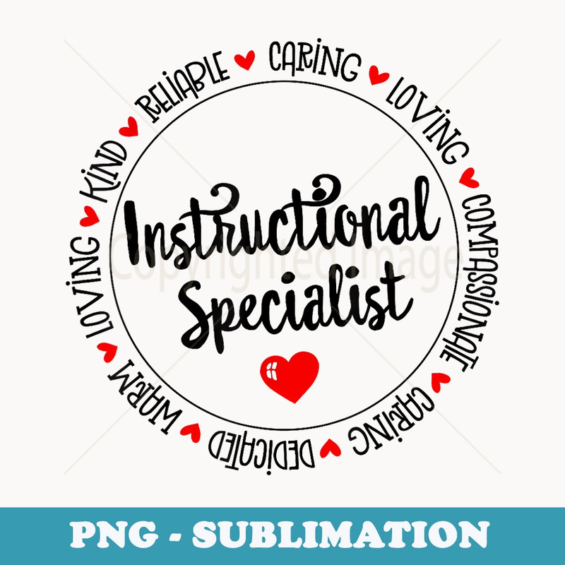 Cute Coach Crew Group Team Matching Instructional Specialist - Signature Sublimation PNG File
