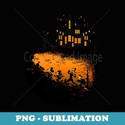 disney mickey and friends halloween group shot - png transparent sublimation design