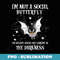 s I'm Not A Social Butterfly I'm An Antisocial Bat Design - Creative Sublimation PNG Download