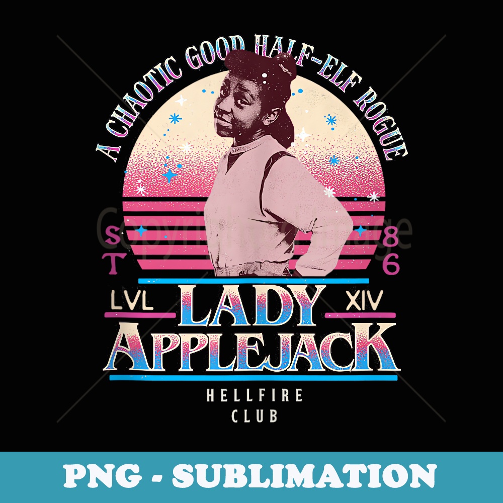 Stranger Things 4 Erica Lady Applejack Hellfire Club - Digital Sublimation Download File
