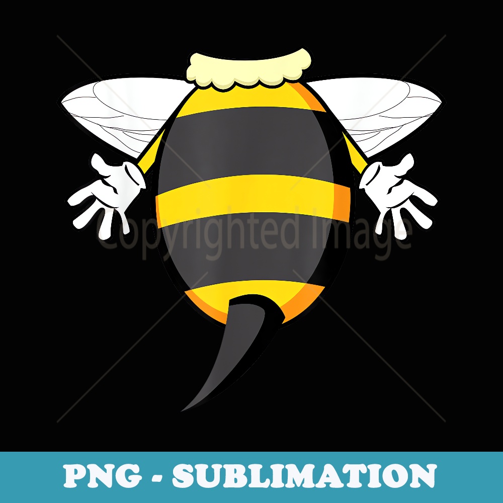 Funny Bee Costume Easy - Honeybee Halloween Cheap - Artistic Sublimation Digital File