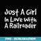 Girl In Love With A Railroader Railway Train - Digital Sublimation Download File