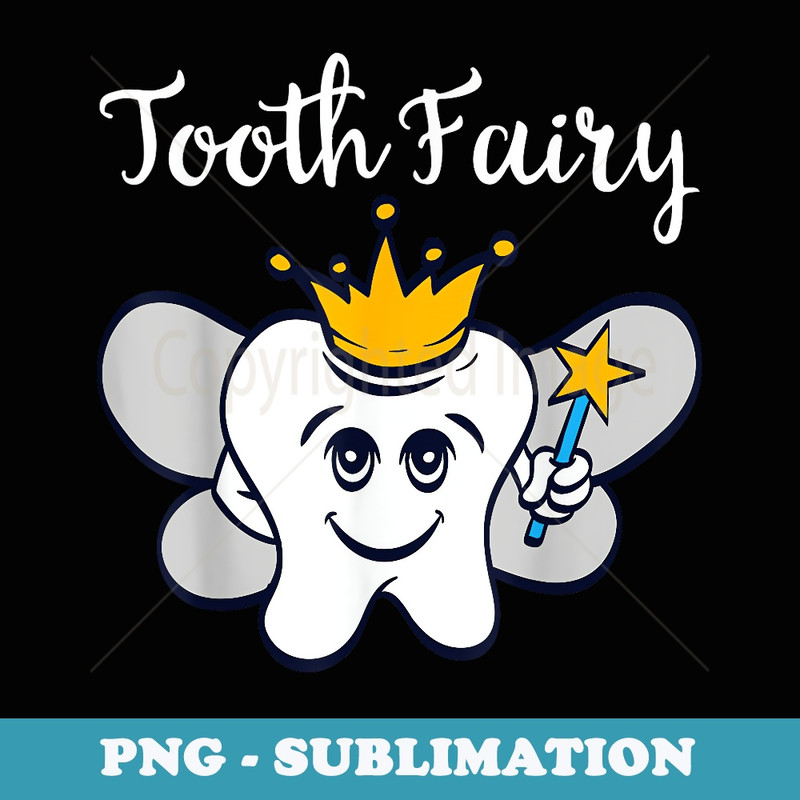 Tooth Fairy Halloween Costume For Adults And Apparel - Vintage Sublimation PNG Download