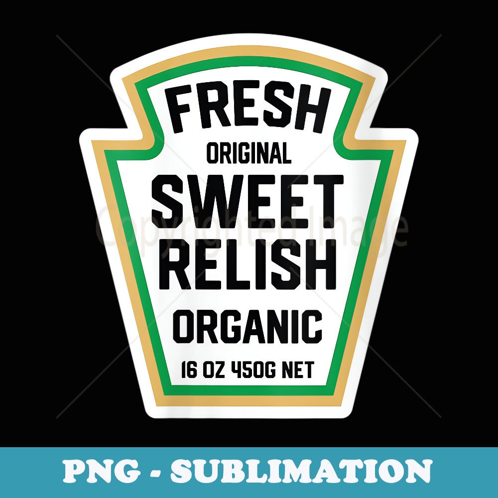 s Sweet Relish Easy Lazy Costume Matching Couple - Retro PNG Sublimation Digital Download