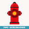 Fireman Fire Hydrant Fire Fighter - Sublimation Digital Download