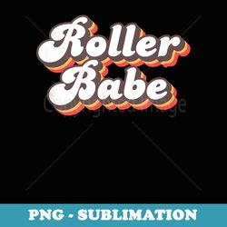 roller babe roller disco outfit retro 70s costume for - trendy sublimation digital download
