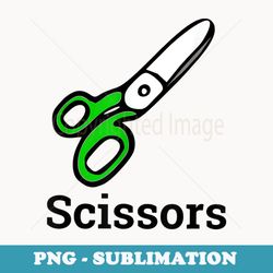 scissors t for trio or group halloween costume - high-resolution png sublimation file