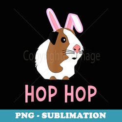 funny guinea pig for easter easter bunny - vintage sublimation png download