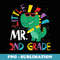 Back To School Boys Little Mr second grade - Instant PNG Sublimation Download