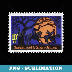 ichabod crane legend of sleepy hollow headless horseman - exclusive sublimation digital file