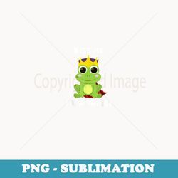 kiss me funny frog prince halloween costume - high-resolution png sublimation file
