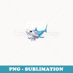 shark halloween boo ghost shark boys mens - png transparent sublimation design
