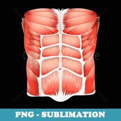 funny halloween costume human muscle anatomy - retro png sublimation digital download