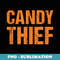 Halloween Costume Candy Thief - Instant PNG Sublimation Download