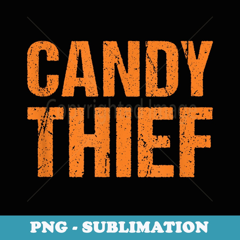 Halloween Costume Candy Thief - Instant PNG Sublimation Download