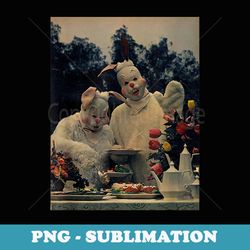 horror show easter bunny halloween costume - stylish sublimation digital download