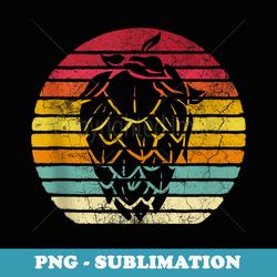 vintage retro hops leaf beer brewing ipa father's day - modern sublimation png file