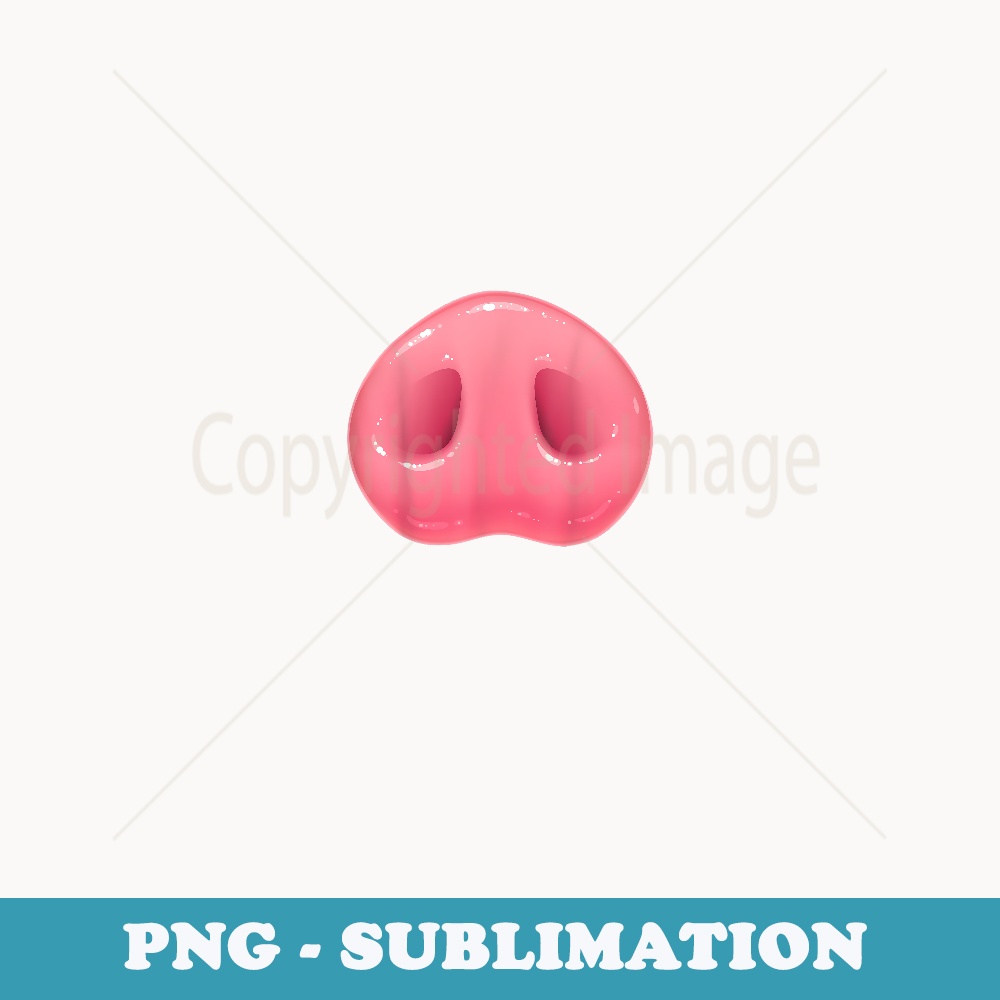 Pig Costume Adult Piglet Onesie Halloween Nose - Premium PNG Sublimation File