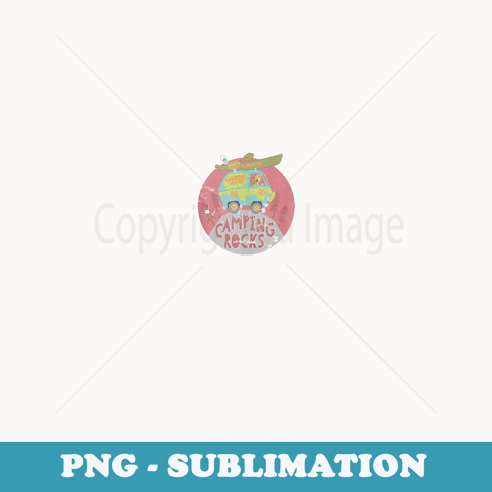 Scooby-Doo Camping Rocks - Creative Sublimation PNG Download