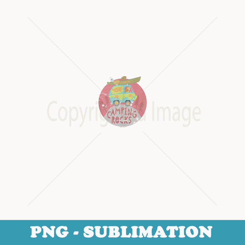Scooby-Doo Camping Rocks - Creative Sublimation PNG Download