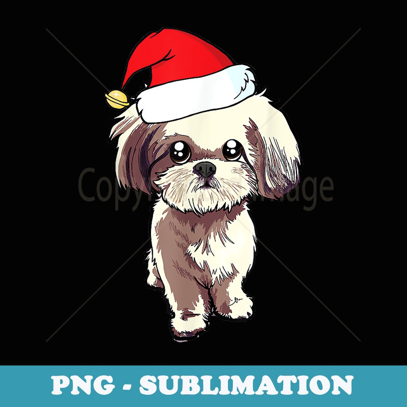 Shih Poo Christmas T Chistmas Shih Poo Lovers - Instant PNG Sublimation Download
