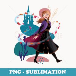 disney princess frozen anna wander often autumn - special edition sublimation png file