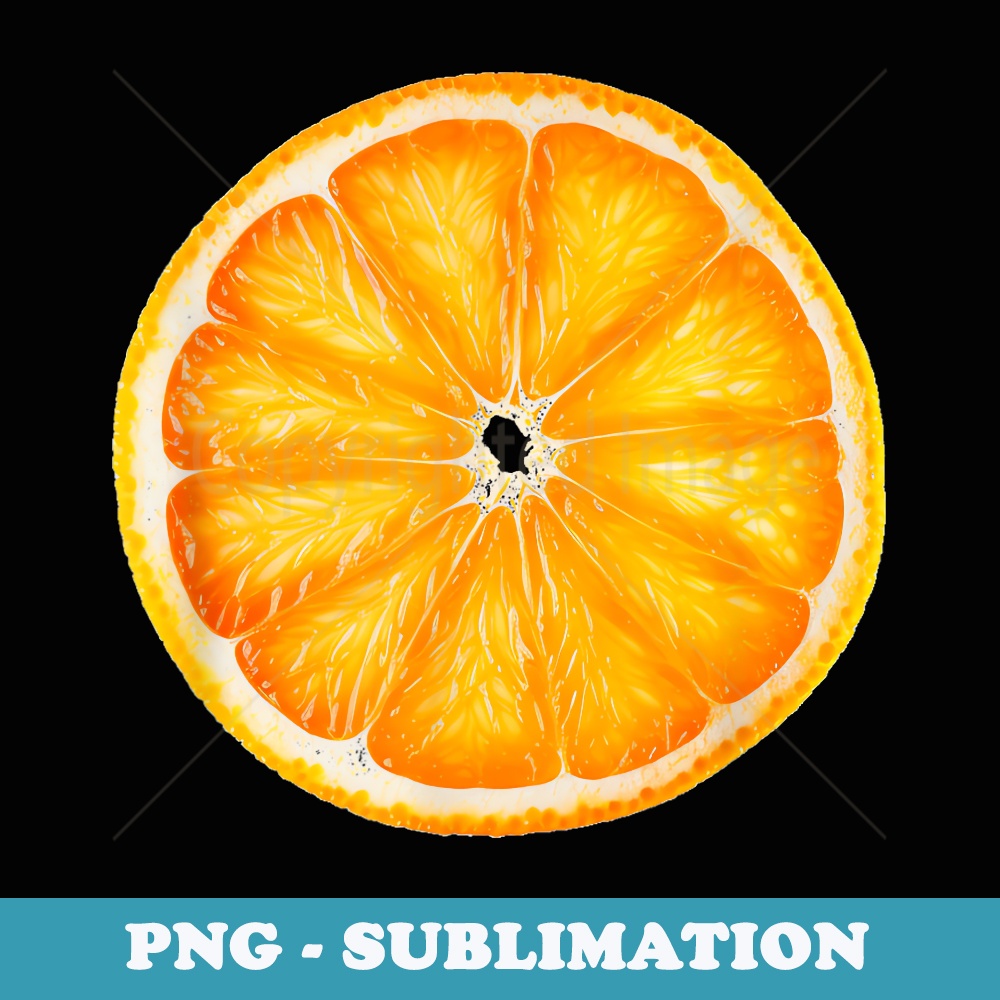 Orange Slice Costume Cute Citrus Fruit Funny Halloween - Instant PNG Sublimation Download