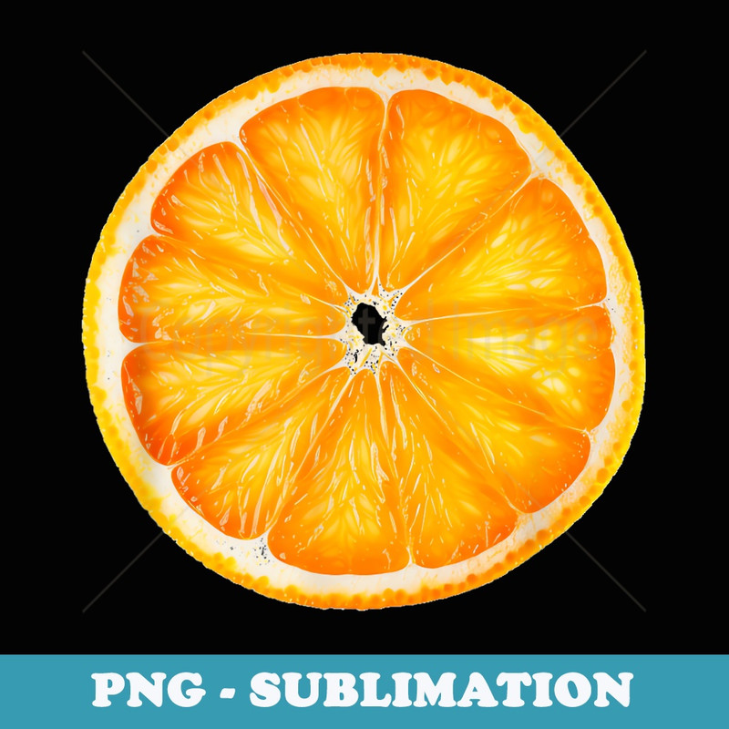 Orange Slice Costume Cute Citrus Fruit Funny Halloween - Instant PNG Sublimation Download