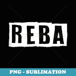reba - unique sublimation png download