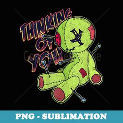 thinking of you voodoo doll - png sublimation digital download