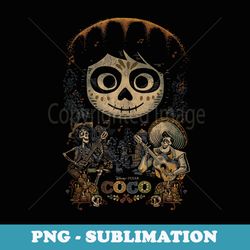 disney pixar coco miguel & musical scene - png transparent sublimation file