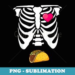 matching halloween pregnancy announcement skeleton couples - professional sublimation digital download