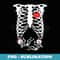 Skeleton Pregnancy Girl Twins Pregnant Halloween - Retro PNG Sublimation Digital Download