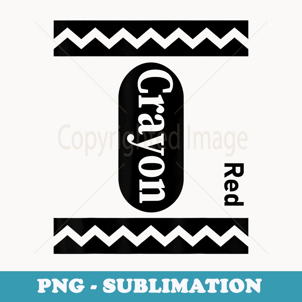 Fun-Red-Crayon Halloween-Costumes 2020 Boys Girls - Signature Sublimation PNG File