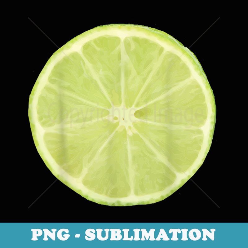 Lime Fruit Matching Halloween Group Couple Costume - Creative Sublimation PNG Download