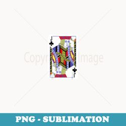 jack of clubs playing cards halloween costume deck of cards - instant sublimation digital download